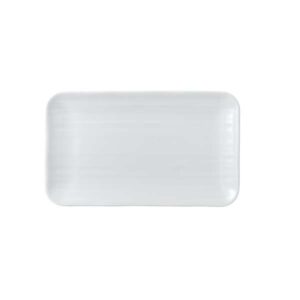 Organic White Organic Rectangle Tray (L:10.63'' X W:6.25'')