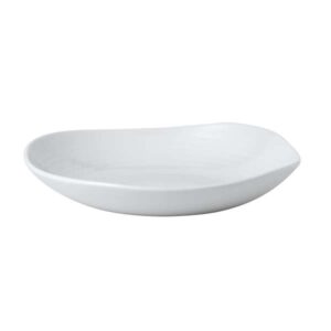 Organic White Coupe Wobbly Bowl 52.7 Oz (D:11.63'')