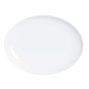 Evolutions White Oval Platter (L:12.992'' X W:9.842'')