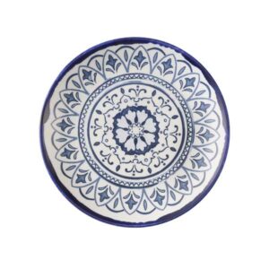 Harvest Mediterranean Moresque Coupe Plate (D:6.5'')