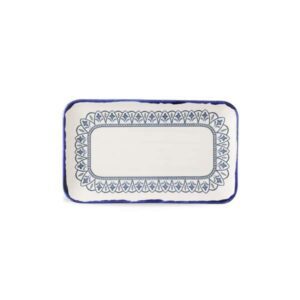 Harvest Mediterranean Moresque Rectangle Platter (L:10.625'' X W:6.25'')