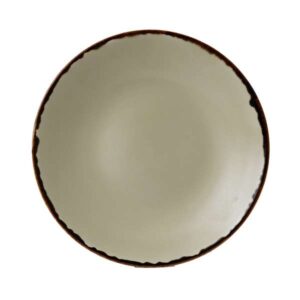 Harvest Linen Coupe Plate (D:10.0'')
