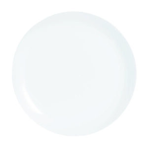 Evolutions White Coupe Plate (D:10.63'')