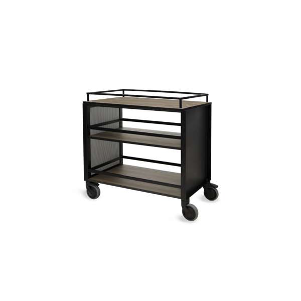 Industrial Trolly (wood) (L:35.0'' X W:19.75'')