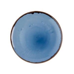 Harvest Indigo Coupe Plate (D:10.25'')