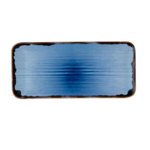 Harvest Indigo Organic Rectangle Plate (L:13.63'' X W:6.25'')