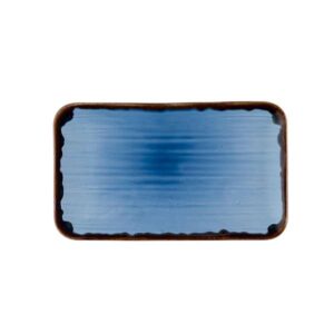Harvest Indigo Organic Rectangle Plate (L:10.63'' X W:6.25'')
