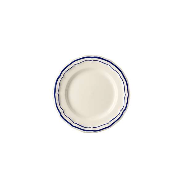 Filet Cobalt Canape Plate (D:10.24'')