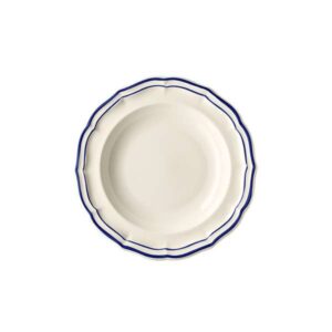Filet Cobalt Rim Soup Plate 10.0 Oz (D:8.875'')