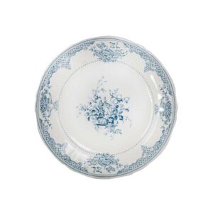Les Depareilless Bleu Fleurs Dinner Plate (D:10.75'')