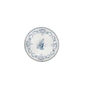 Les Depareillees Bleu Oiseau Coaster Plate (D:5.0625'')