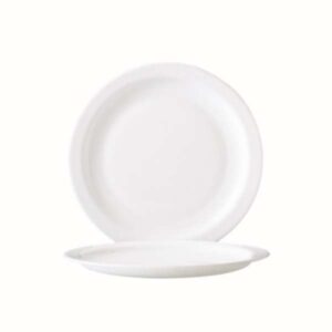 Restaurant White Rim Plate (D:9.25'')