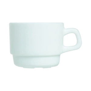 Restaurant White Cup 8.0 Oz (L:4.5'' X W:3.25'')